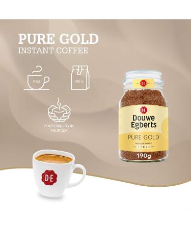 Douwe Egberts Caf instantan Pure Gold 190 g Riche et velout e 190 g (Lot de 1) - Buy Online on GoSupps.com