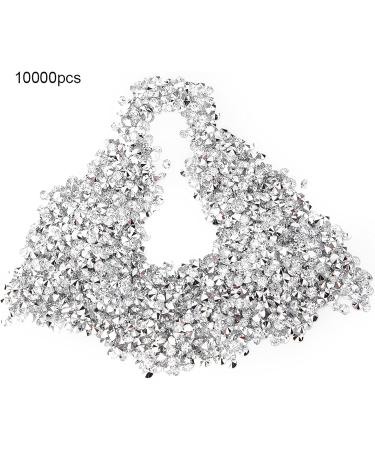 3Mm Manicure Decoration for Beauty Mobile Phone Pointed Plate Pointed Pen for Holder Filled With Plated Rhinestones Crafts Hobbies (white on silver) - Buy Online on GoSupps.com