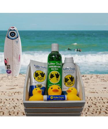 Rubber Ducky SPF 50 Original Spray-Dry Sunscreen - 5 oz Unfragranced Oil-Free Formula | Oxybenzone & Octinoxate-Free | Face and Body Protection - Buy Online on GoSupps.com