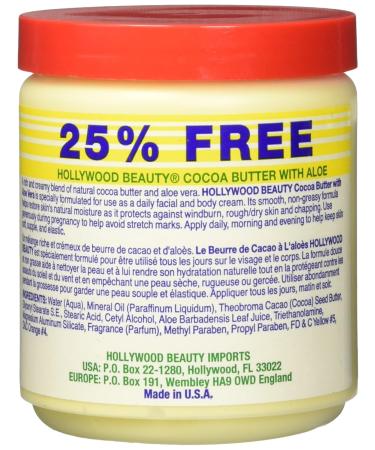 Shop Hollywood Cocoa Butter with Aloe - 20 Ounce | Premium Moisturizer for All Skin Types - Fast International Shipping - Buy Online on GoSupps.com