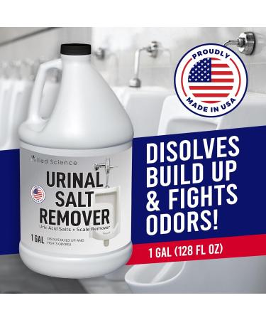 Urinal Salt Remover - Effective Uric Acid Scale Remover & Odor Eliminator - 1 Gallon (128 fl oz) - Ideal for International Shipping - Buy Online on GoSupps.com