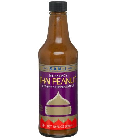 San-J Thai Peanut Sauce, 10-Ounce Bottles (Pack of 6)