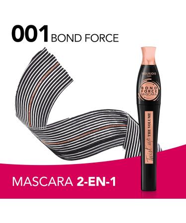 Bourjois Twist Up The Volume Bond Force Noir Mascara Apporte instantan ment volume et longueur Cils plus pais et plus forts Brosse 2-en-1 transformable 8 ml - Buy Online on GoSupps.com