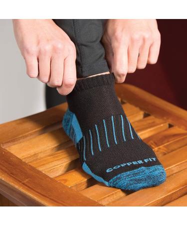 Copper Fit Ankle Length Sport Socks - Large/X-Large Black - Buy Online on GoSupps.com