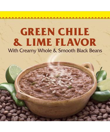 Rosarita No Fat Refried Beans with Green Chile and Lime 16 oz - Authentic Mexican Flavor - Buy Online on GoSupps.com