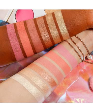 Multifunctional Makeup Palette: Blusher, Highlighter, Contour, and Bronzer - High Pigmented, Longlasting Formula - Buy Online on GoSupps.com