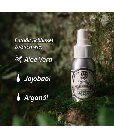 MR Bear Family Bart Cream for Men - Wilderness 50ml | Moisturizing Vegan Beard Balm & Styling Balm for Healthy Beards - Buy Online on GoSupps.com