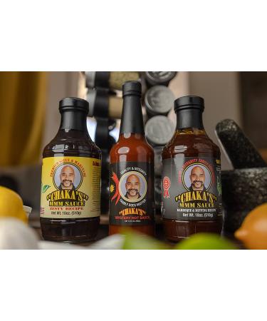 Chaka's MMM Sauce Original Marinade (34oz) - Pack of 3 | Keto, Sugar Free, Low Carb | 102oz Total - Buy Online on GoSupps.com