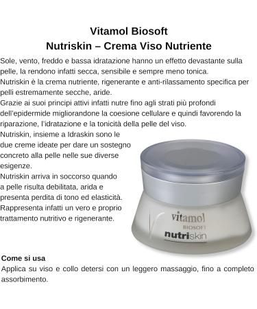 Vitamol Biosoft Nutri Skin Cream 50 ml - Buy Online on GoSupps.com