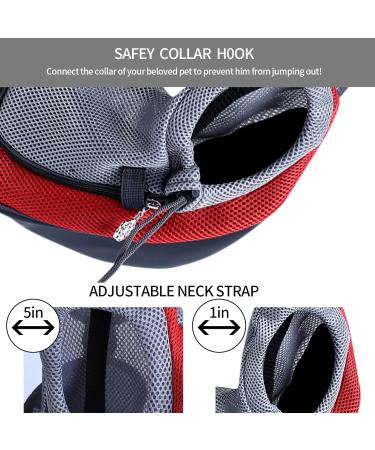 Pet Sling Carrier Hands-free Small Pet Pouch Bag Front Pocket Cat Dog Carrier Bag with Breathable Net Shoulder Tote Bag for Small Animals Dog Cat Puppy Doggy Outdoor Travel Walking Carrying - Buy Online on GoSupps.com