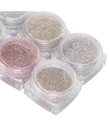 Nail Glitter Flakes - 12 Colors Holographic Nail Sequins & Powder for Stunning Nail Art Decor - International Shipping - Buy Online on GoSupps.com