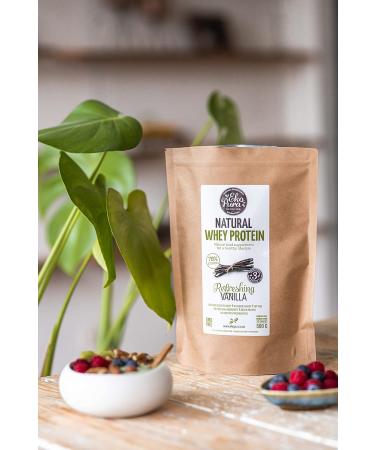 EKOPURA Natural Whey Protein Vanilla - 500g | 78% Protein | 100% Grass-Fed Hormone-Free GMO-Free | No Additives or Sugar | Muscle Growth & Relaxation - Buy Online on GoSupps.com