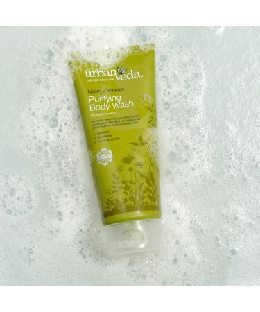 Urban Veda Purifying Body Wash | Salicylic Acid and Witch Hazel | Shower Gel for Body & back acne treatment |Active Neem & Tea Tree Body Wash | Body Wash for Women & Men | For Oily Skin | 200 ML - Buy Online on GoSupps.com
