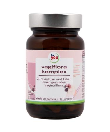 Vagiflor complex |Women's probiotics for building and maintaining a healthy vaginal flora & a physiological pHWith 6 different lactobacilli lactose & goat mole powder |30 capsules