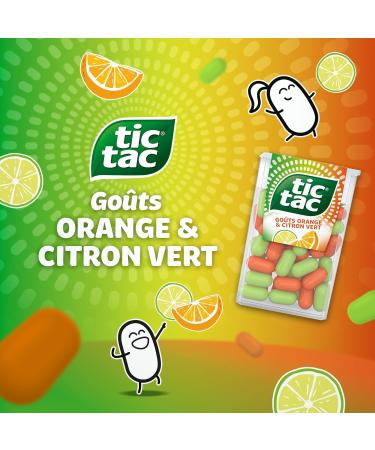 TicTac Duo Go ts Orange et Citron Vert - Bonbons sucr s aux fruits - Format de Poche - 24 boites x 18g - Buy Online on GoSupps.com