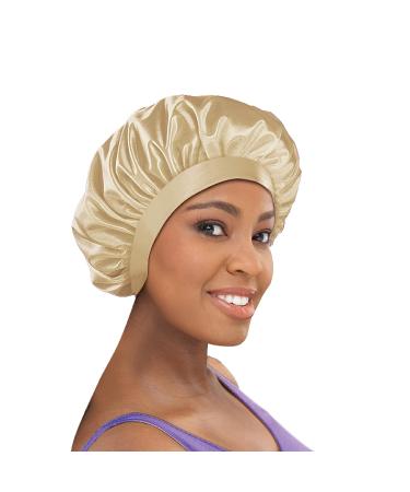 Stay on Satin Satin Edge Bonnet Style 7637 - One Size for Ultimate Hair Protection - Buy Online on GoSupps.com