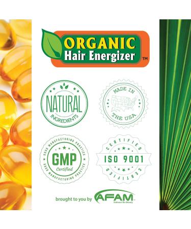 Organic Hair Energizer B5-Vitamin Serum (2 Pack) 6 oz - Anti-Aging & Hair Growth Booster for Men & Women - Non-Sulfate Formula for Color Treated Hair - Premium Thinning Solution - Buy Online on GoSupps.com