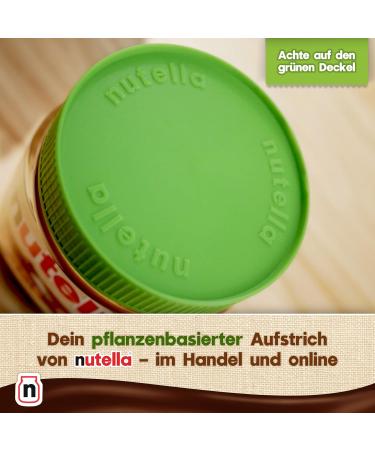 Nutella Spread - New Recipe Vegan - Cocoa Hazelnuts 350g - NUTELLA PLANT-BASED Vegan - Delicious Chocolate Hazelnut Flavor - Buy Online on GoSupps.com
