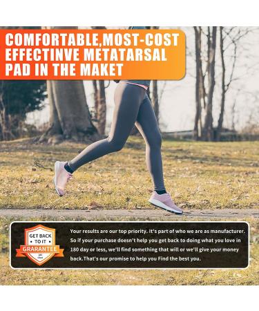 Ball of Foot Cushions - Metatarsal Pads for Blisters, Calluses, Bunions, Corns - 4 Pairs Black Invisible Socks for Women and Men - Buy Online on GoSupps.com
