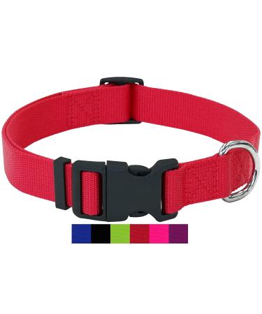 Dey - Premium dog collar nylon |Adjustable |For small and large dogs |Many colors and sizes |Collar dog cat puppy |Dog neck bands |Cat neck band |Puppy neck band |Red XS XS - 1.0 x 21-30 cm red - Buy Online on GoSupps.com