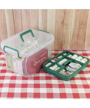 Idomy Lockable Medication Box - Family First Aid Organizer - Buy Online on GoSupps.com