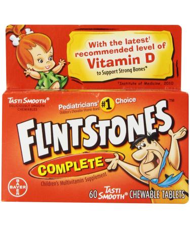 Flintstones Complete Childrens Chewable Supplement, 60 Count