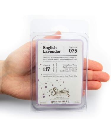 Shortie's Candle Co. English Lavender Wax Melts Bulk Pack - 4 Scented Bars - Essential Oils - Floral Air Freshener - Buy Online on GoSupps.com