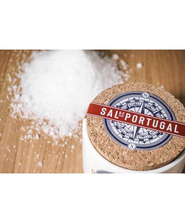 Flor de Sal - Sel du Portugal - 150g ceramic pot - Extract from salines from Figueira da Foz - 100% natural Sel - Portuguese gourmet product - Buy Online on GoSupps.com