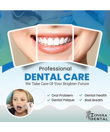 ZOVIRA Plaque Remover for Teeth - 5pc Tartar & Calculus Removal Dental Care Kit - Buy Online on GoSupps.com