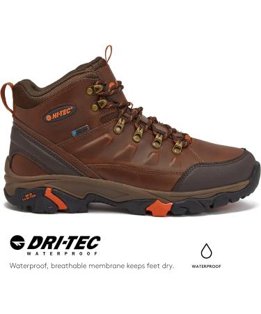HI-TEC Acadia WP Leather Men's Hiking Boots - Waterproof & Lightweight - Buy Online on GoSupps.com