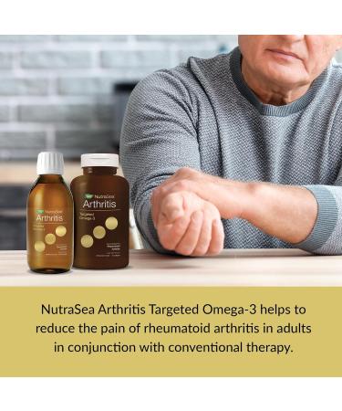 NutraSea Arthritis Targeted Omega-3 - Rheumatoid Arthritis Support 3000mg (1725mg EPA 1275mg DHA) Fresh Mint 75 count softgel - Buy Online on GoSupps.com