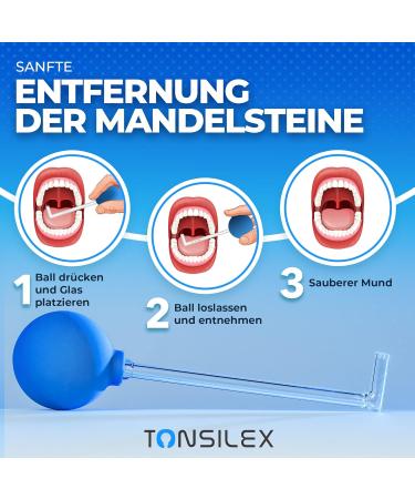 Tonsilex Almond Stones Cupping Glass | Remove Tonsil Stones | Borosilicate Glass for Fresh Breath - Buy Online on GoSupps.com