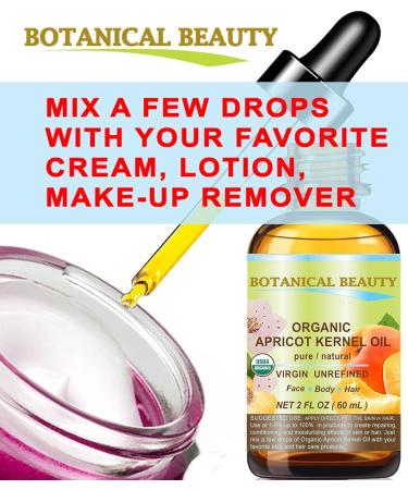 Botanical Beauty ORGANIC APRICOT KERNEL OIL Australian. 100% Pure Virgin Unrefined Cold Pressed Carrier Oil 1 oz- 30 ml. For Face Hair Body Nails Skin Anti - aging 1 Fl Oz (Pack of 1) - Buy Online on GoSupps.com