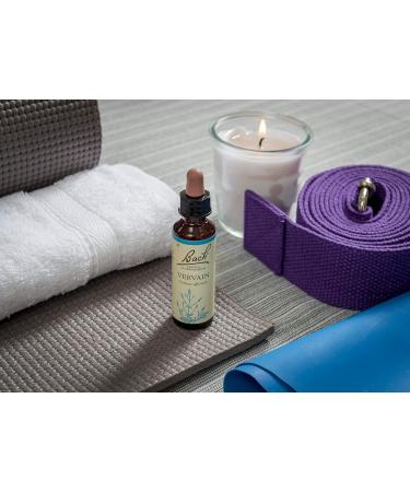 Bach Vervain Flower Essence - 20 ml Dropper Bottle | Emotional Wellness Natural Remedy | Vegan-Friendly Formula - Buy Online on GoSupps.com