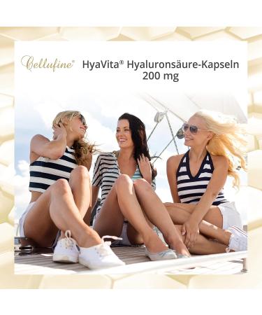 Cellufine Hyavita Hyaluronic Acid 150 Capsules - High-Dose Gluten-Free Vegan Supplement for Skin Hydration & Youthful Glow - Buy Online on GoSupps.com