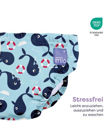 Bambino Mio Reusable Swimming Diaper & Wetbag Bundle for Babies & Toddlers - Krabbe M (6-12 Months) - Eco-Friendly Swimwear - Buy Online on GoSupps.com