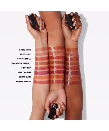 e.l.f. Cosmetics Glossy Lip Stain - Power Mauves 0.10oz | Long-Wear Lightweight Formula for Sheer Color & Subtle Gloss - Buy Online on GoSupps.com