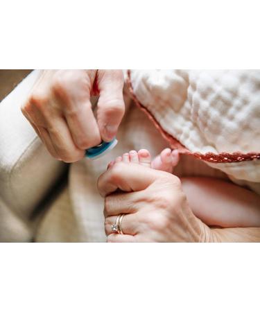 Wearable Baby Nail File Set with Ring | Gentle Nail Care for Newborns | 18 Snap-Off Disposable Files | New Baby Essentials - Buy Online on GoSupps.com