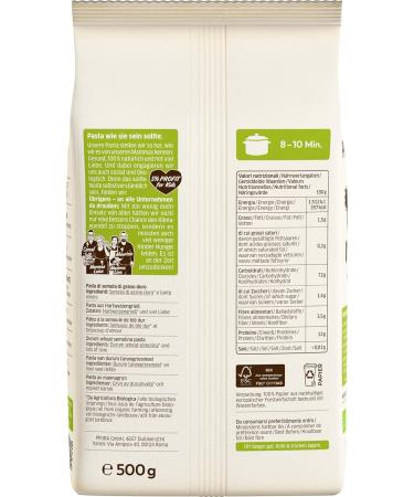  PPURA Pasta Fusilli 100% Durable Wheat 500g - Buy Online on GoSupps.com