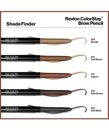 Revlon Colorstay Brow Pencil 205 Blonde | 0.012 oz - Long-Lasting Eyebrow Makeup - Buy Online on GoSupps.com