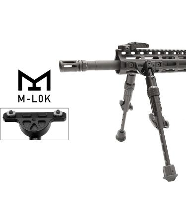 UTG Recon Flex M-LOK Bipod Matte Black - Adjustable Height 5.7-8 - Buy Online on GoSupps.com