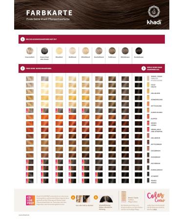 Khadi Middle Blond Plant Hair Color - 100% Natural & Vegan 100g | Lively Medium Blonde to Glossy Red Blonde | Organic Hair Color for Vibrant Results - Buy Online on GoSupps.com