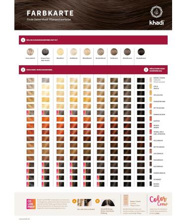 Khadi Henna Amla & Jatropha Hair Color - 100% Natural Vegan Hair Dye for Rich Mahogany & Deep Red - Strong Healthy Hair (100g) - Buy Online on GoSupps.com