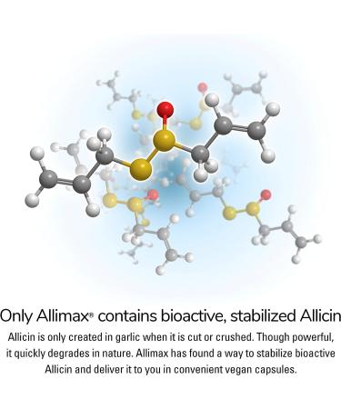 Allimax Pro 450mg 100 Capsules - Professional Strength Immune Support with Natural Allicin from Spanish Garlic - Buy Online on GoSupps.com