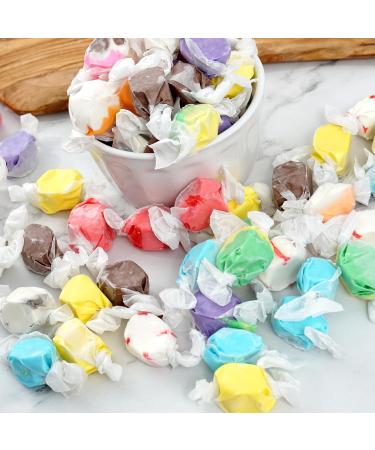 Buy 1 Pound Assorted Salt Water Taffy - 10 Flavors Individually Wrapped Candy - Bulk Bag for International Shipping - Buy Online on GoSupps.com