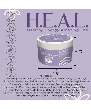  SIMAGNESIUM Lavender Body Butter + OptiMSM - 6.76oz - Buy Online on GoSupps.com