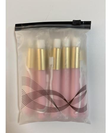 10 Soft Pink Eyelash Shampoo Brushes - Clean & Remove Eyelash Extensions | Gentle Facial & Pore Cleaning Tools - Buy Online on GoSupps.com