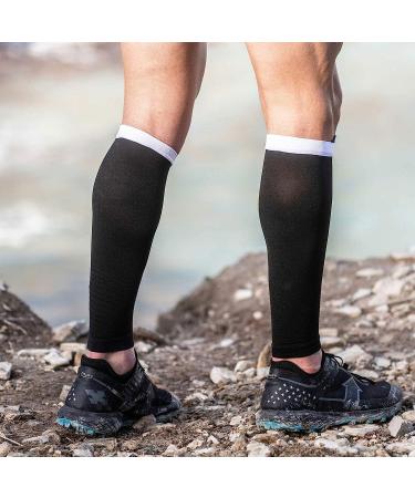 COMPRESSPORT R2 V2 Calf Sleeves - Black | AW22 Compression Gear - Buy Online on GoSupps.com