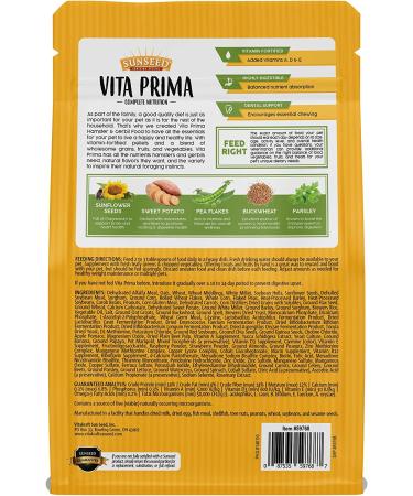 Sun Seed Vita Prima Hamster & Gerbil Food 2lb - Nutritious Blend for Small Pets - Buy Online on GoSupps.com